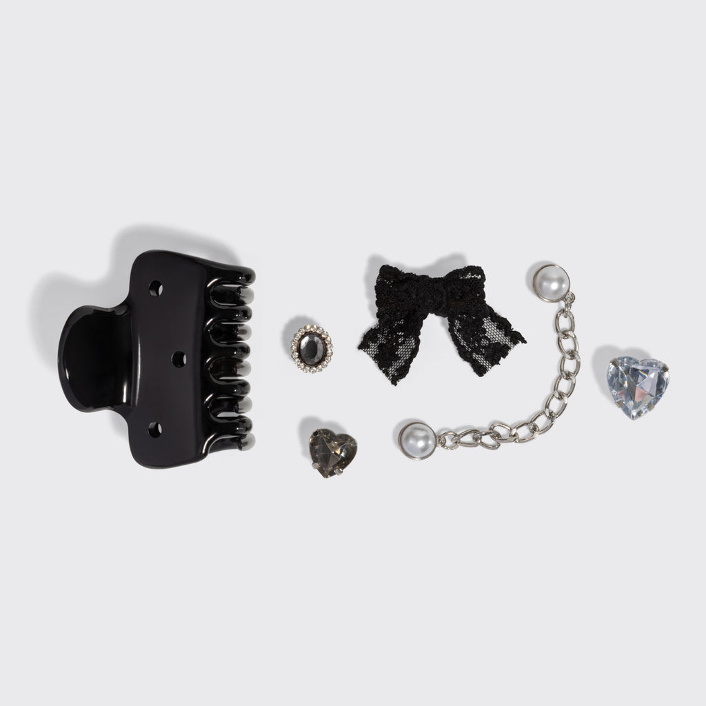 KitschPopTM Cloud Clip and Charms in Vintage Black - Signature Selection