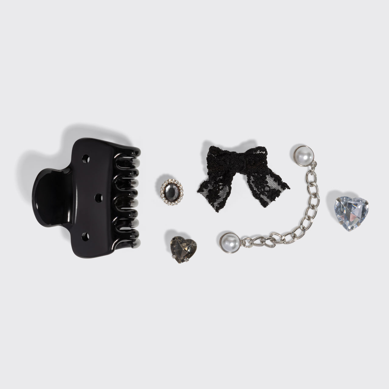 KitschPopTM Cloud Clip and Charms in Vintage Black - Signature Selection