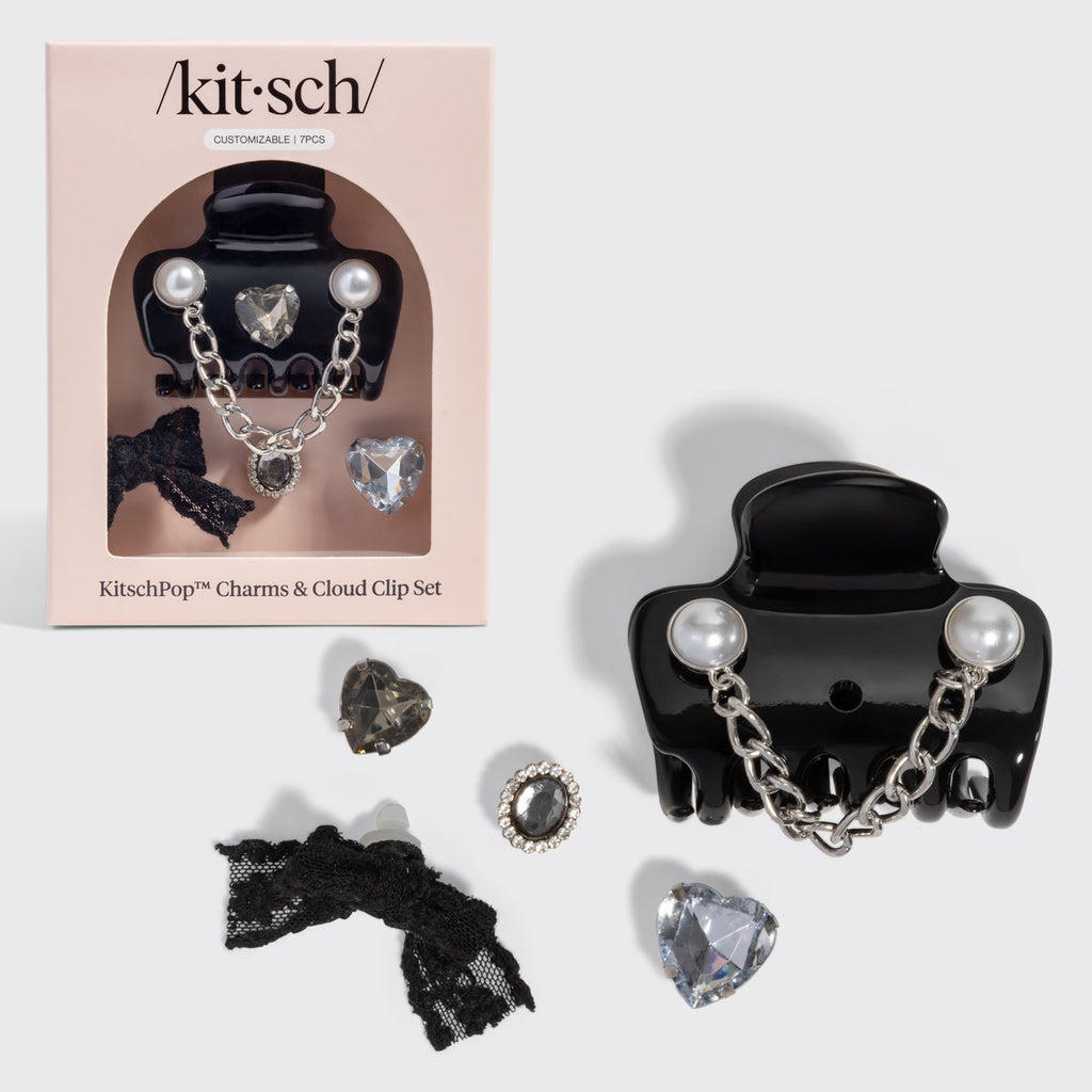 KitschPopTM Cloud Clip and Charms in Vintage Black - Signature Selection