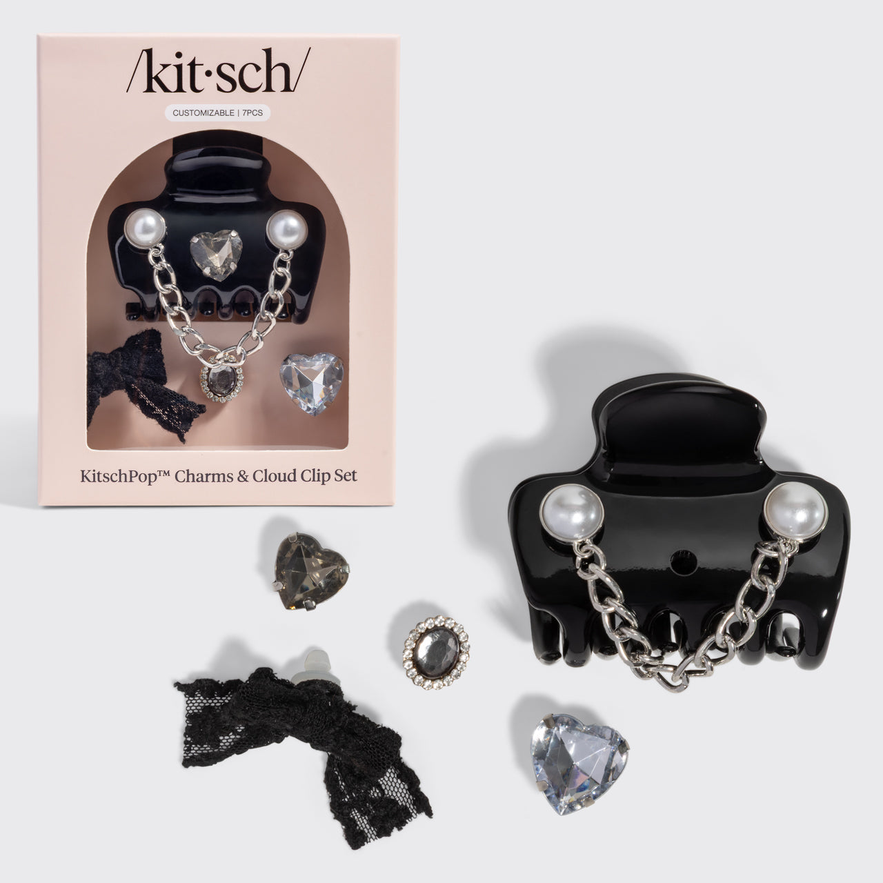 KitschPopTM Cloud Clip and Charms in Vintage Black - Signature Selection