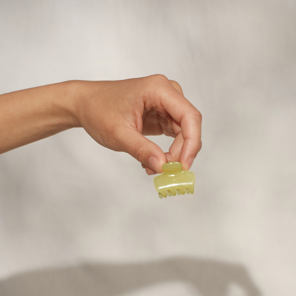 Pearlized Cream and Butter Yellow Jelly Cloud Clips - Mini - Everyday Essentials