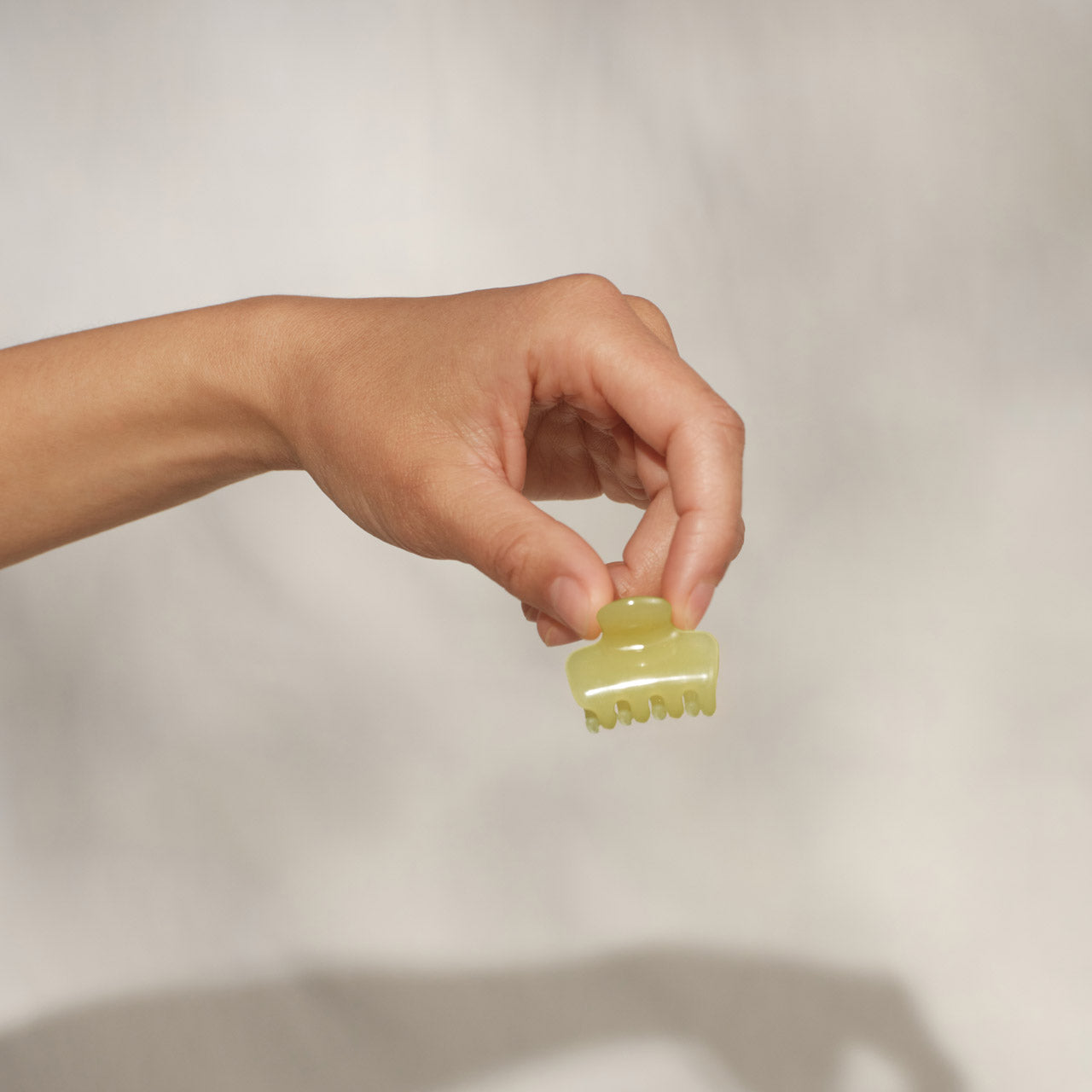 Pearlized Cream and Butter Yellow Jelly Cloud Clips - Mini - Everyday Essentials