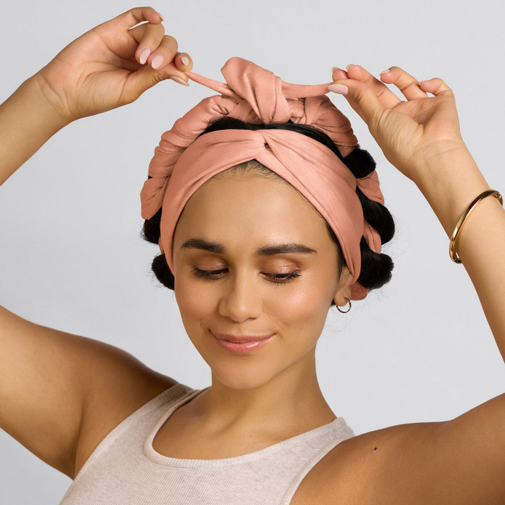 Terracotta Set and Flow Active Curling Headband - Everyday Essentials