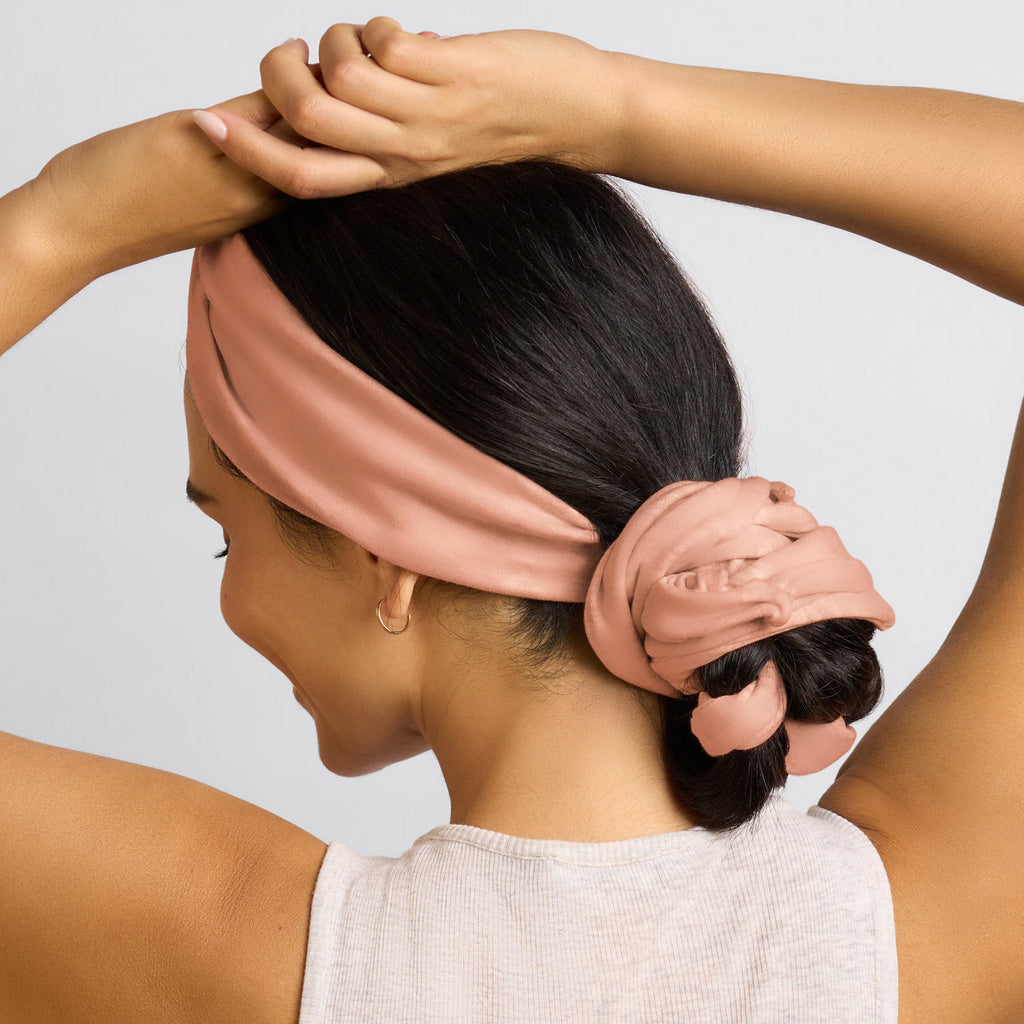 Terracotta Set and Flow Active Curling Headband - Everyday Essentials