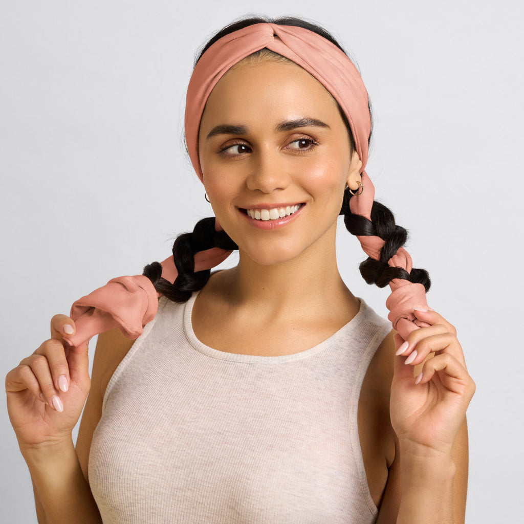 Terracotta Set and Flow Active Curling Headband - Everyday Essentials
