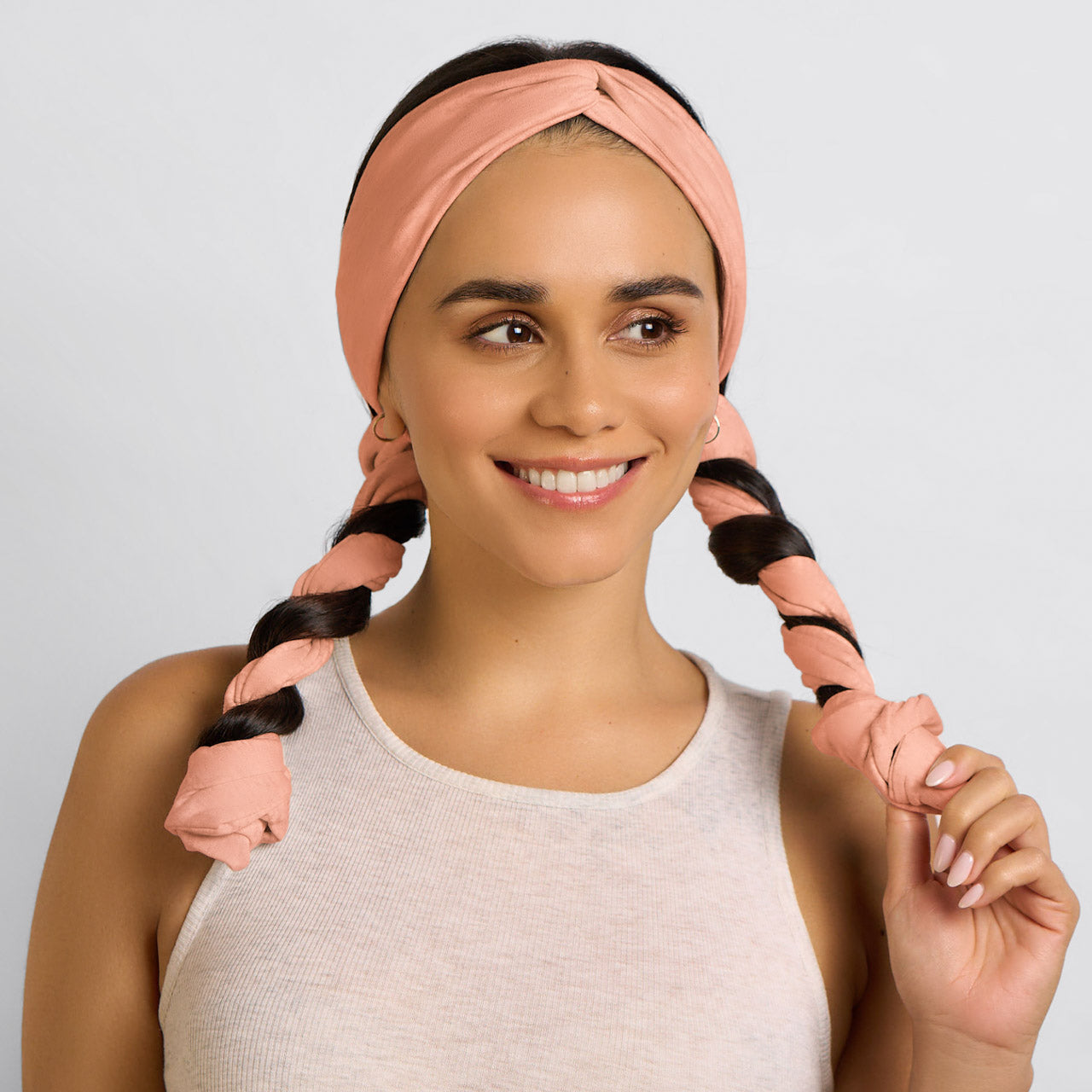 Terracotta Set and Flow Active Curling Headband - Everyday Essentials