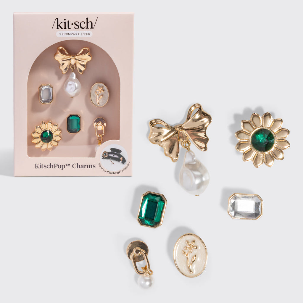 KitschPopTM Charms in Vintage Emerald - Everyday Essentials
