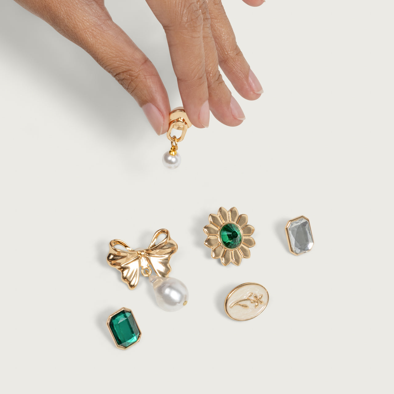 KitschPopTM Charms in Vintage Emerald - Everyday Essentials