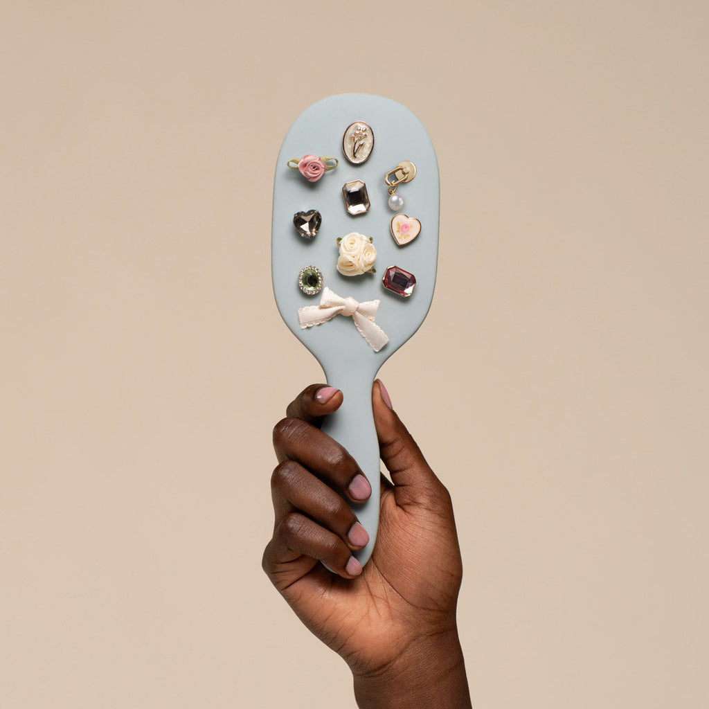 KitschPopTM Paddle Brush in Haze Blue - Everyday Essentials