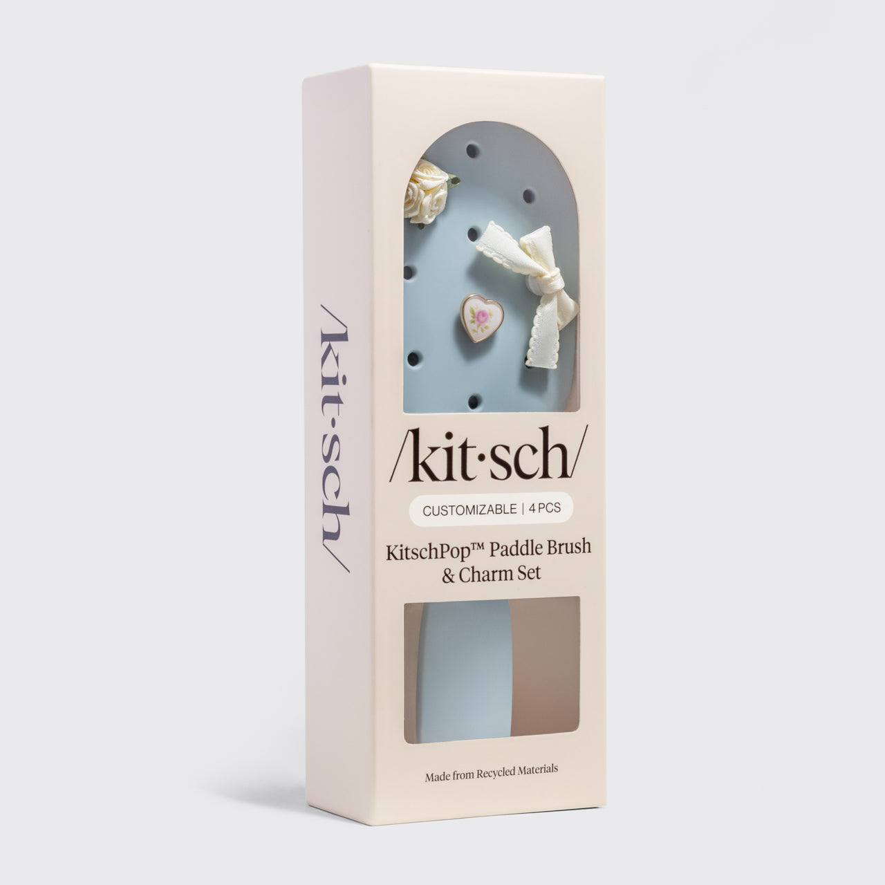 KitschPopTM Paddle Brush in Haze Blue - Everyday Essentials