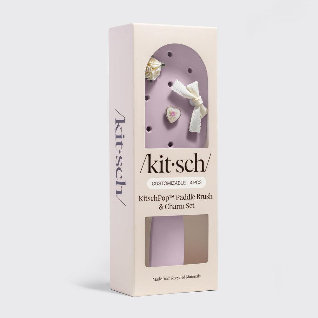KitschPopTM Paddle Brush in Soft Violet - Signature Selection