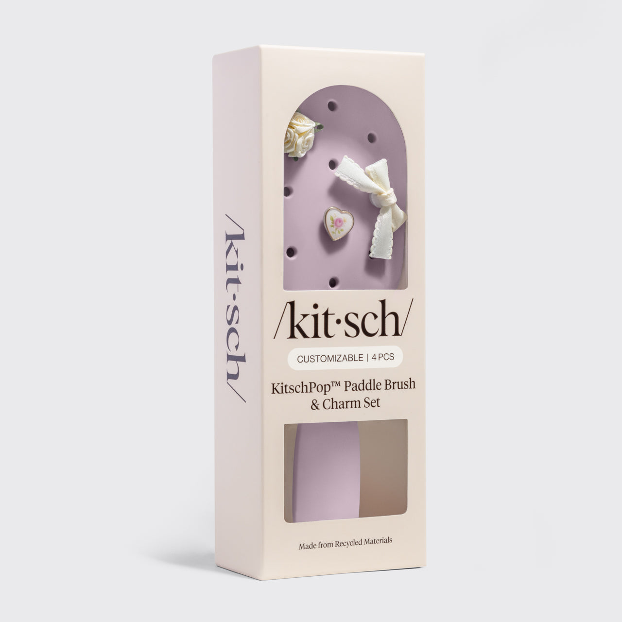 KitschPopTM Paddle Brush in Soft Violet - Signature Selection