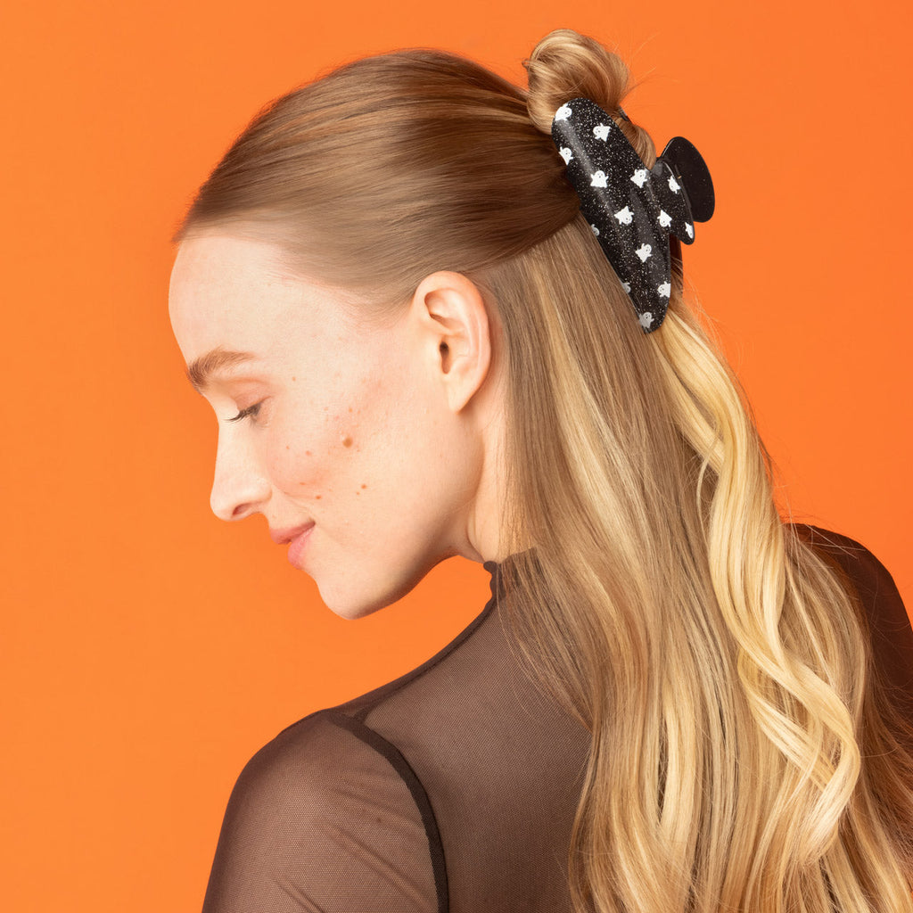 Glitter Ghost Claw Clip - Curated Collection