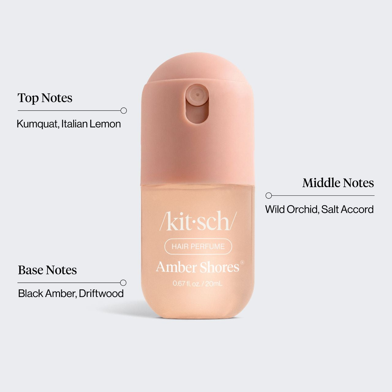 Amber Shores Mini Hair Perfume - 20 mL - Everyday Essentials