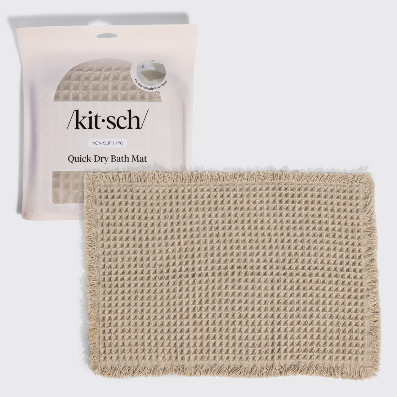 Camel Quick-Dry Bath Mat - Everyday Essentials