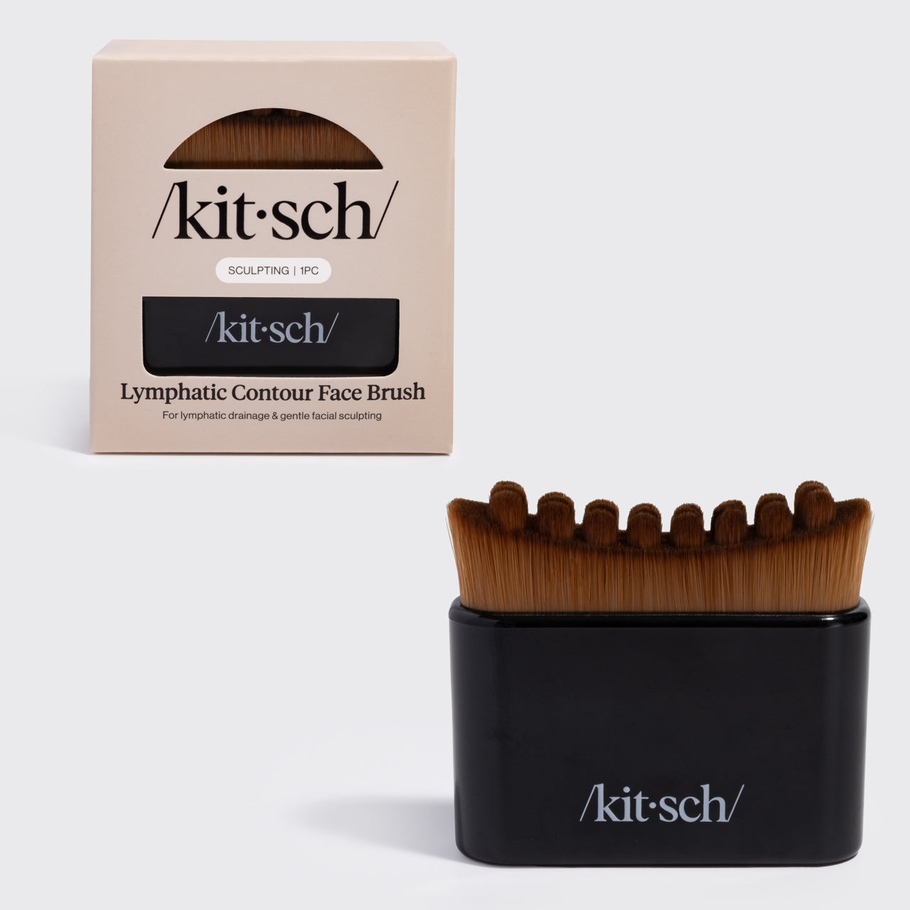 Black Lymphatic Contour Face Brush - Signature Selection