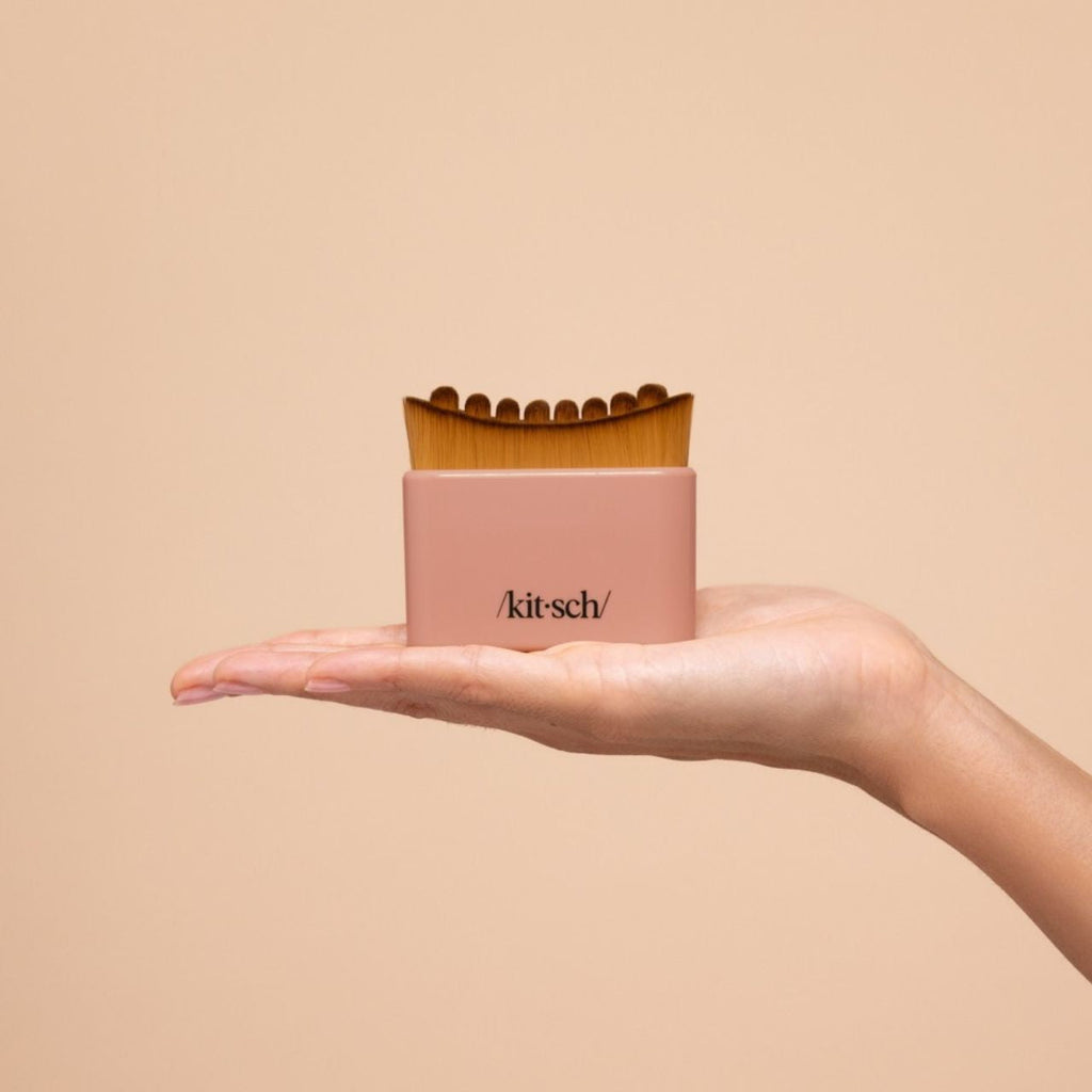 Terracotta Lymphatic Contour Face Brush - Curated Collection