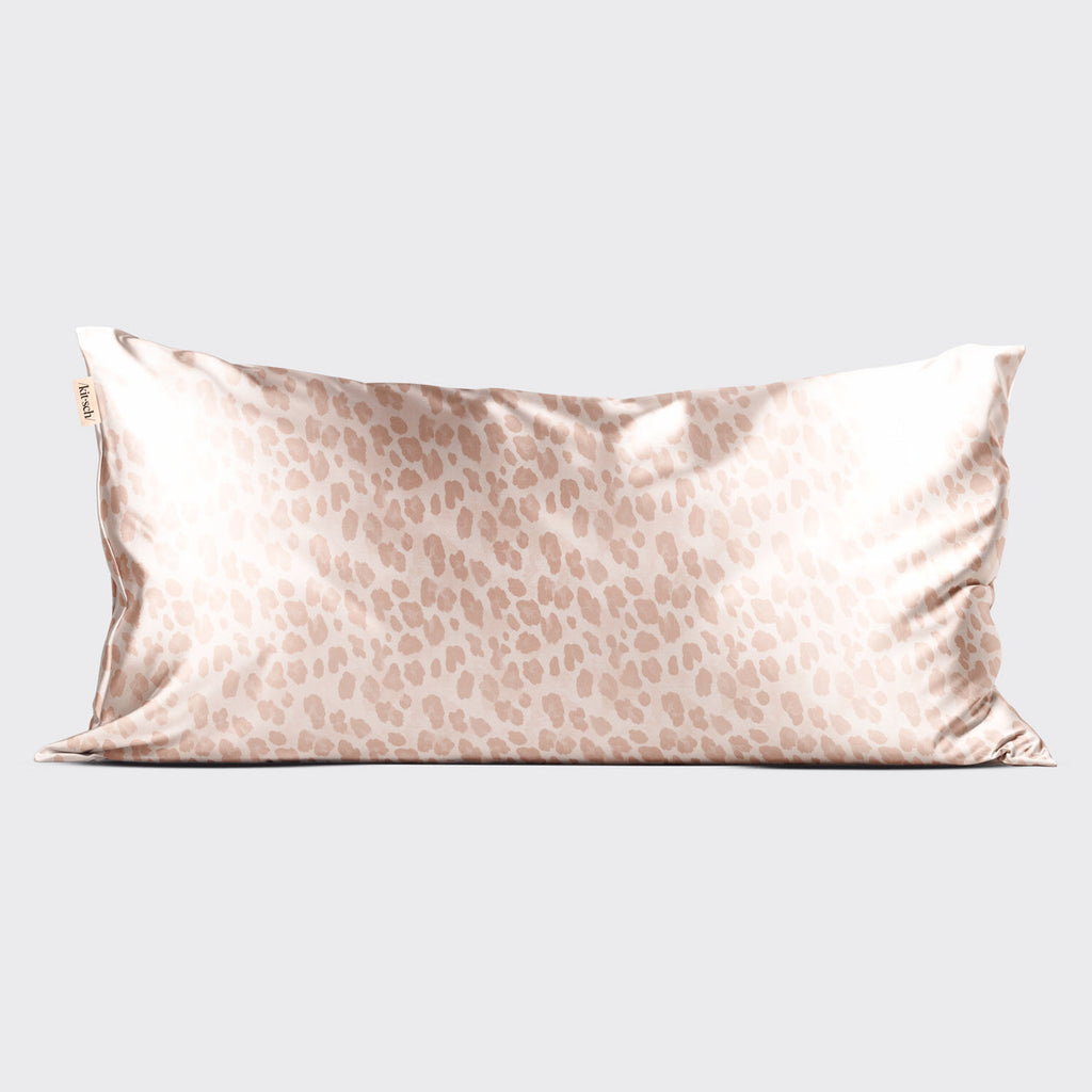 Satin Pillowcase in Leopard - King - Curated Collection