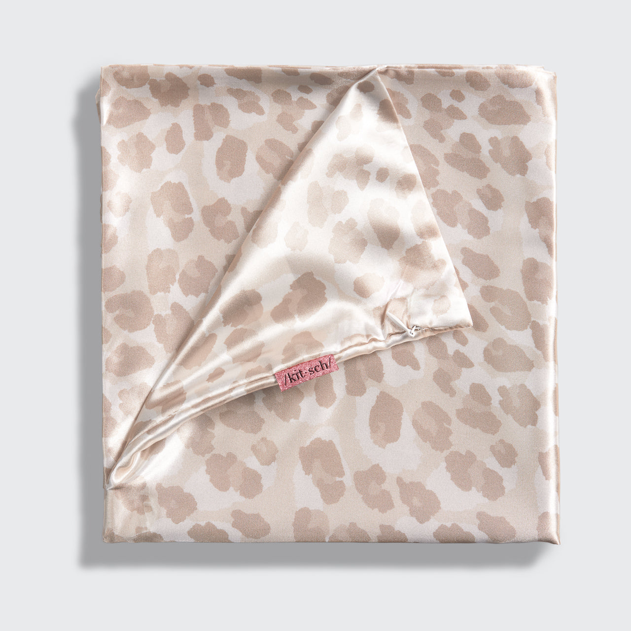 Satin Pillowcase in Leopard 4 Pack - King - Curated Collection