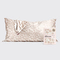 Satin Pillowcase in Leopard 2 Pack - King - Everyday Essentials