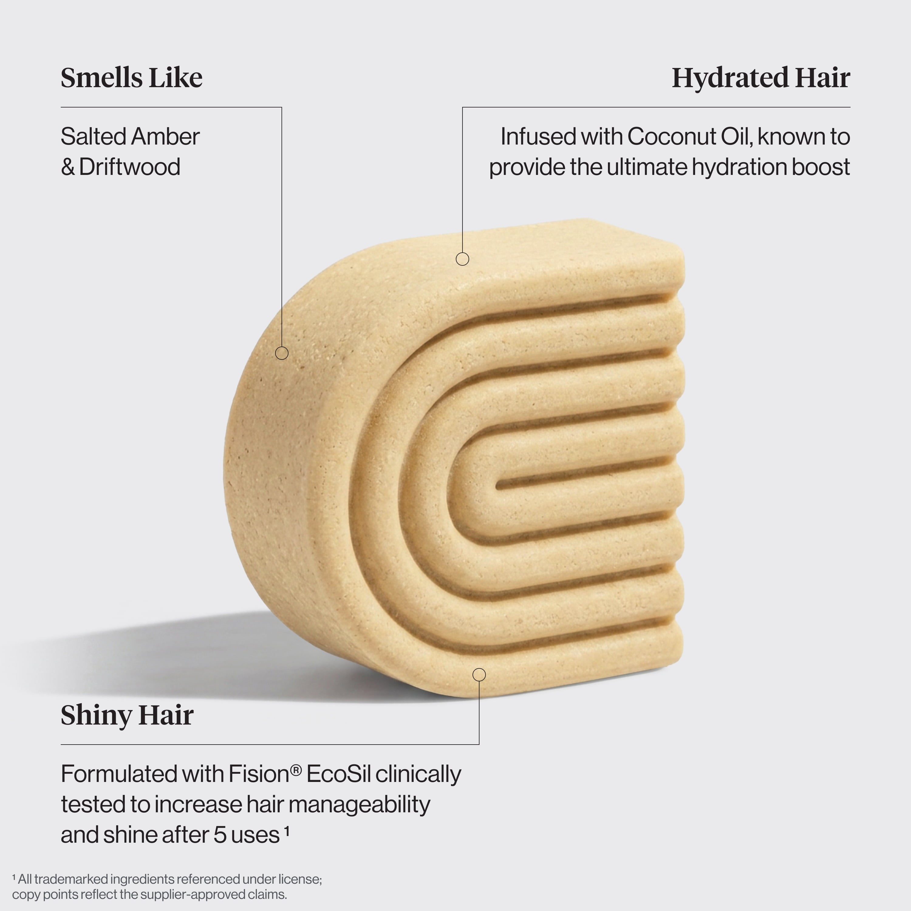 Coconut Oil Conditioner Bar for Dry Damaged Hair - Signature Selection