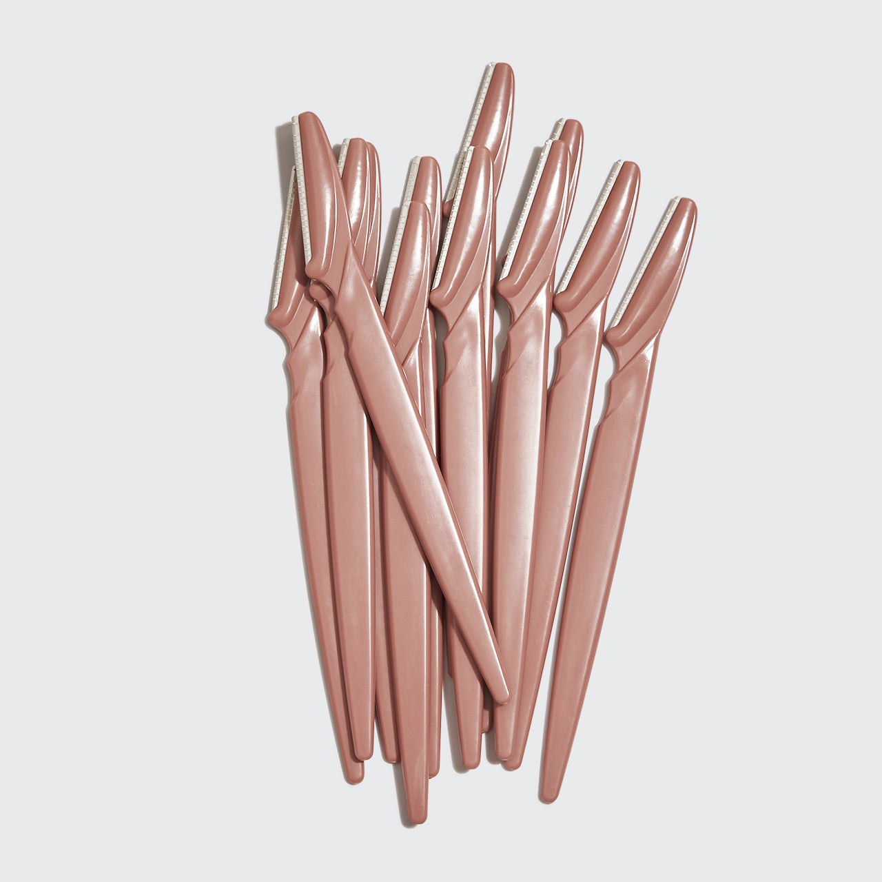 Recycled Plastic Dermaplaners 12pc Set - Terracotta - Everyday Essentials