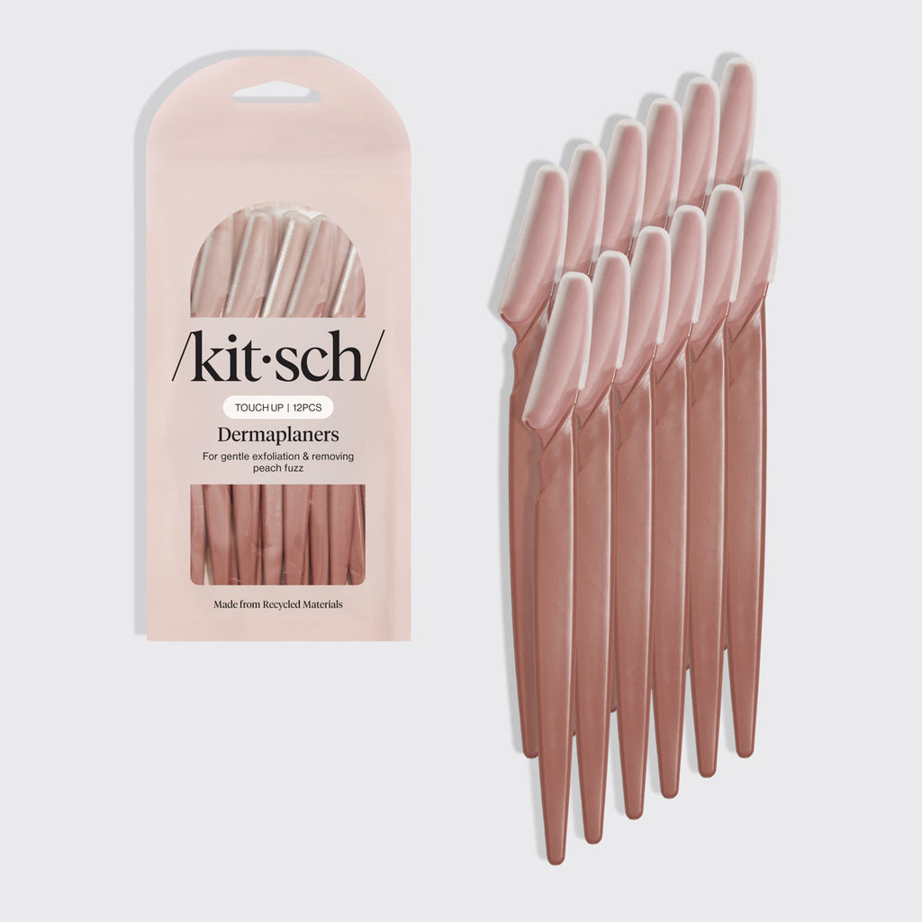 Recycled Plastic Dermaplaners 12pc Set - Terracotta - Everyday Essentials