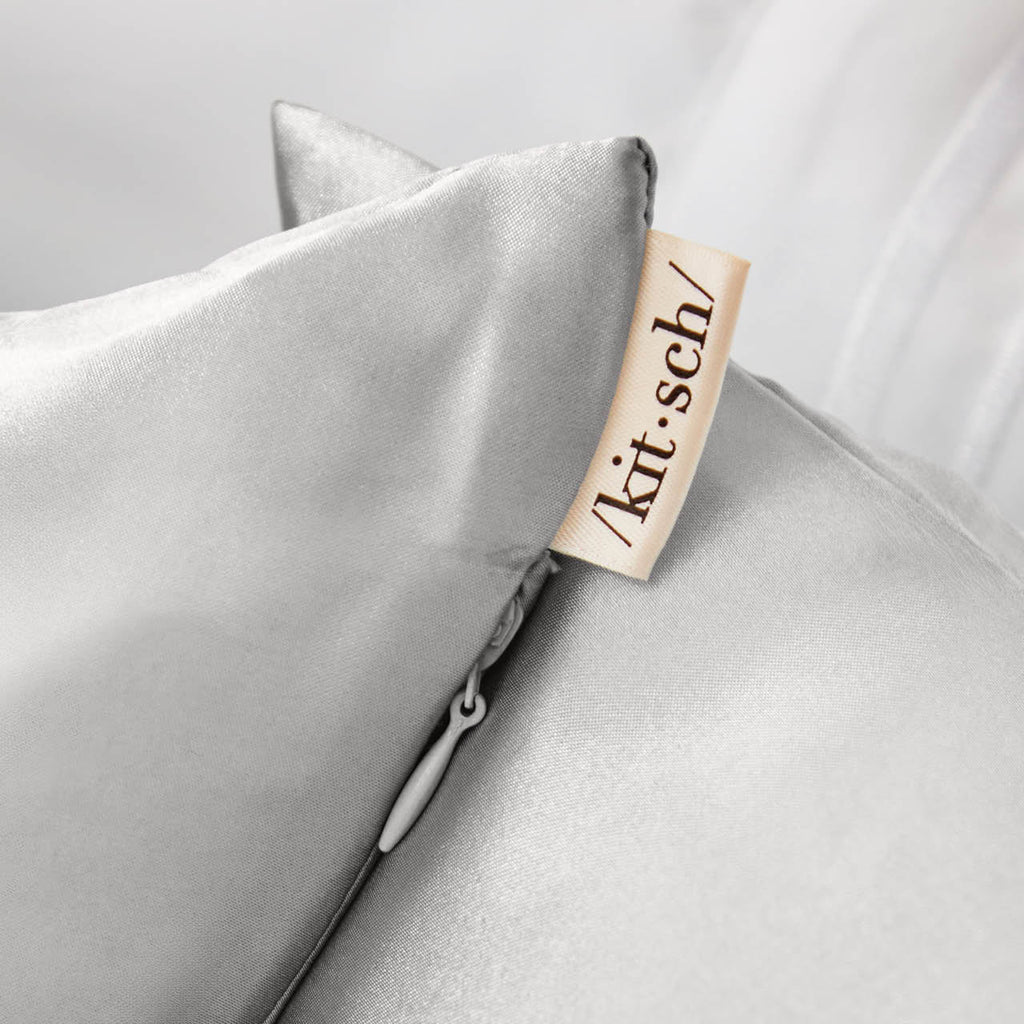 Satin Pillowcase King - Silver - Curated Collection