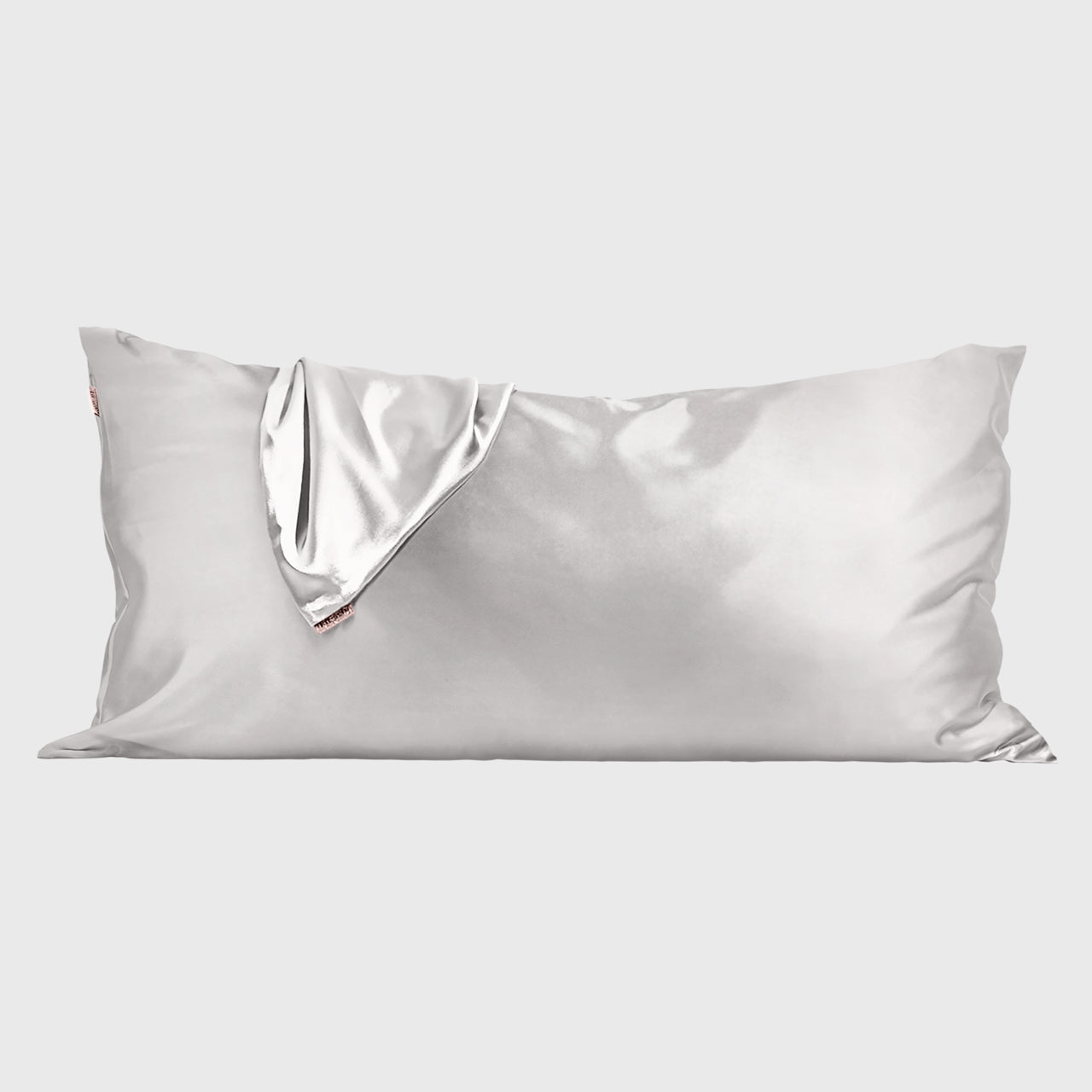 Satin Pillowcase King - Silver - Curated Collection