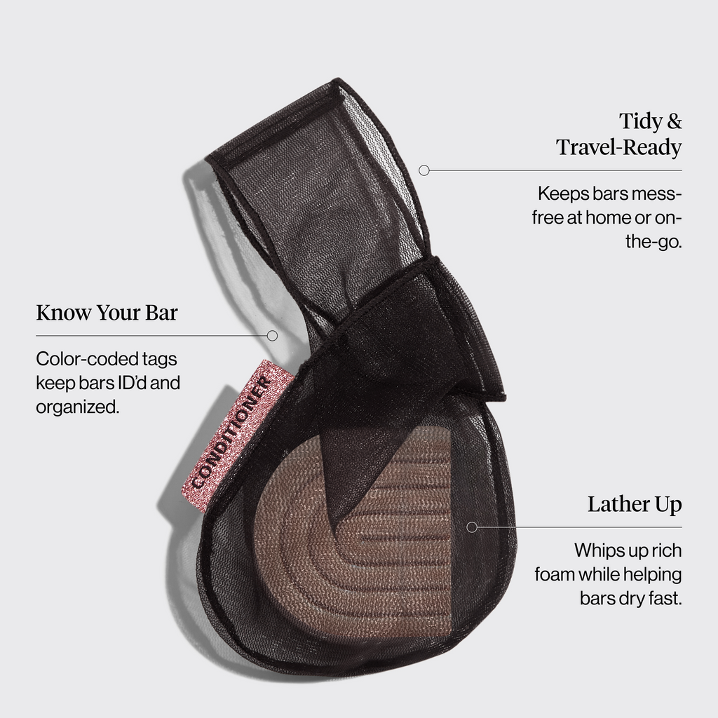 Black Conditioner Bar Bag - Curated Collection