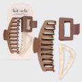 Recycled Plastic Assorted Claw Clip 3pc - Oversized Claw Clip - Curated Collection
