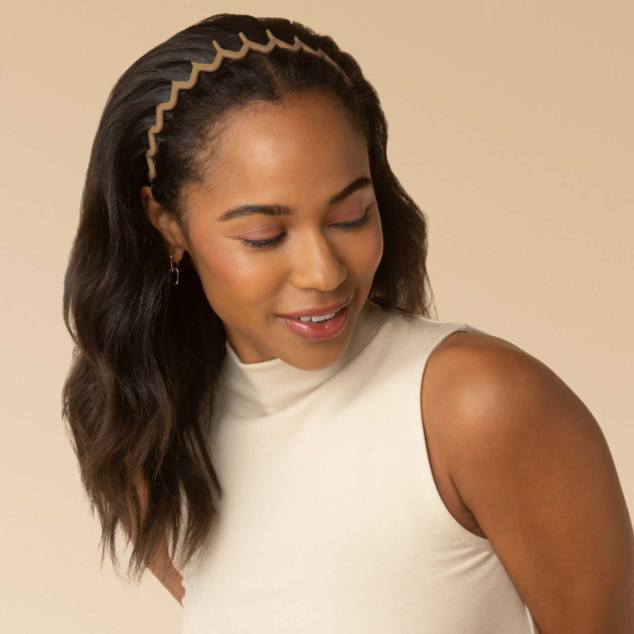 Neutral Zig Zag Headbands 2pc Set - Signature Selection