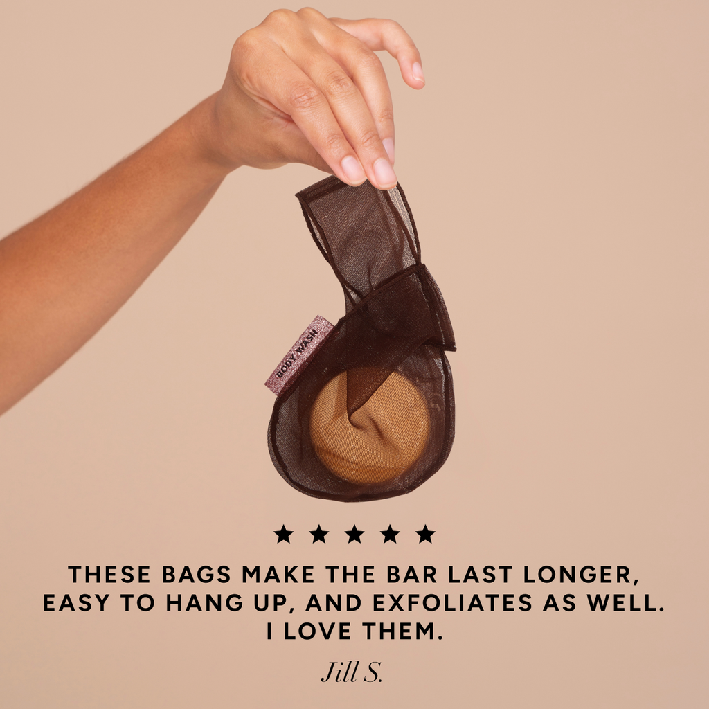Chocolate Body Wash Bar Bag - Curated Collection