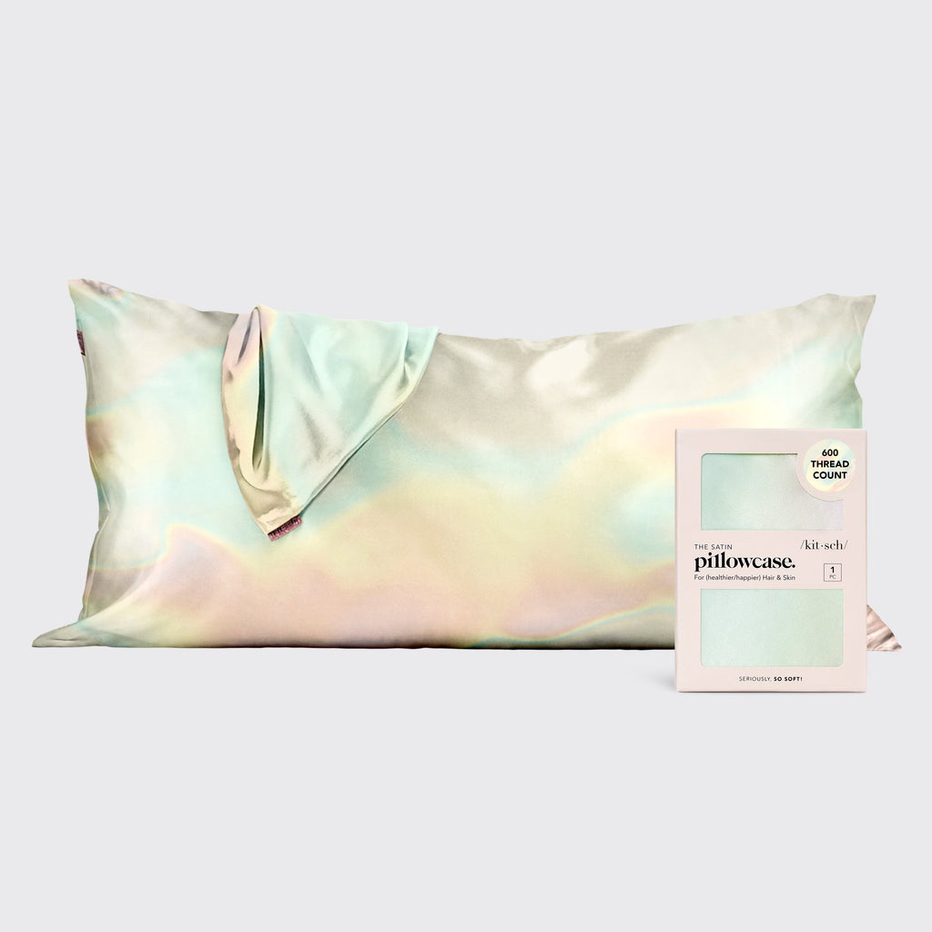 Satin Pillowcase in Aura 4 Pack - King - Signature Selection
