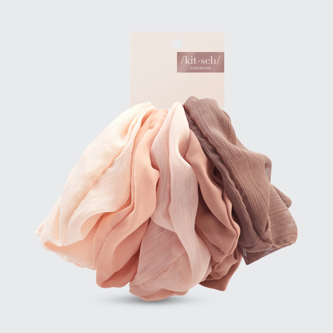 Crepe Scrunchies in Terracotta - Curated Collection