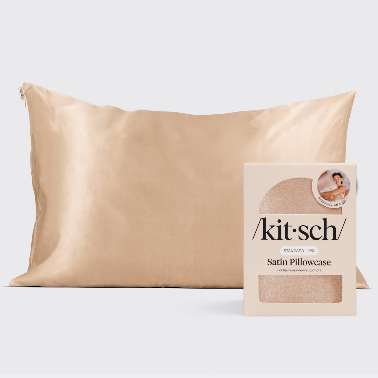 Satin Pillowcase in Champagne - Signature Selection