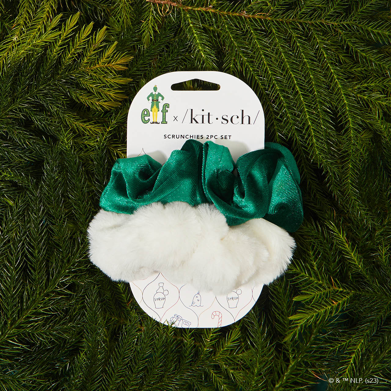 Kitsch x elf Scrunchies 2pc Set - Signature Selection