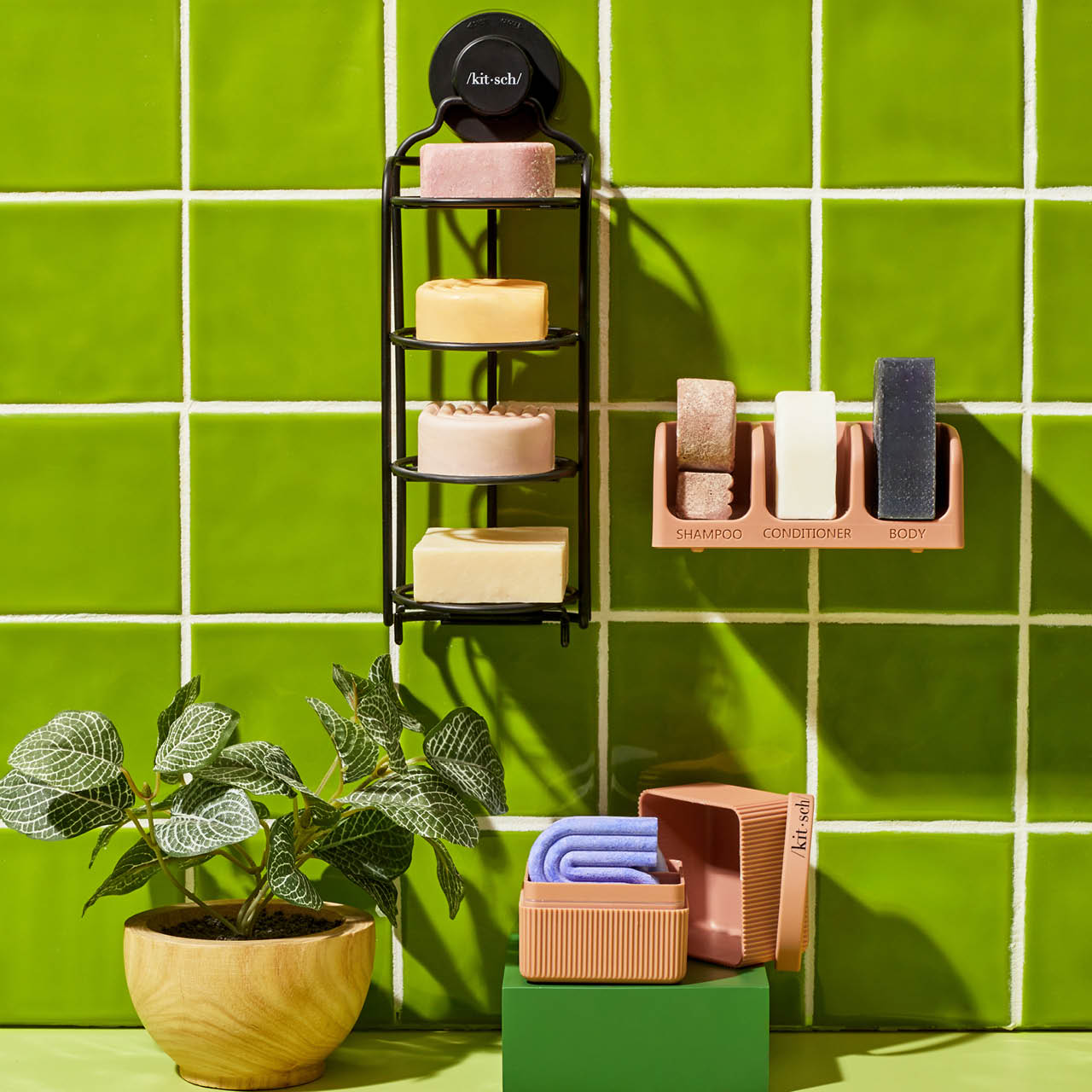 Self-Draining Shower Caddy - Curated Collection