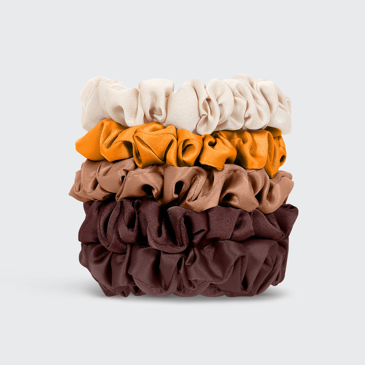 Sedona Satin Petite Scrunchies 5pc Set - Everyday Essentials