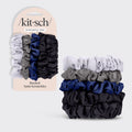 Midnight Satin Petite Scrunchies 5pc Set - Signature Selection