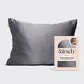 Satin Pillowcase in Charcoal - Signature Selection