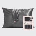 Satin Pillowcase in Charcoal 2 Pack - Signature Selection