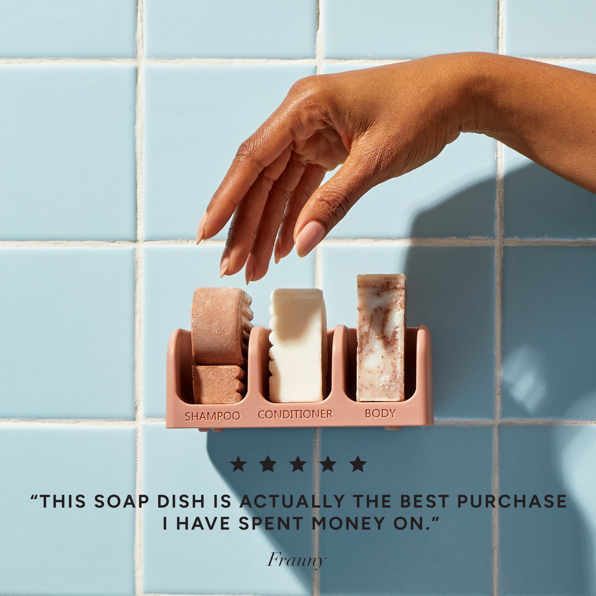 Terracotta Self-Draining Soap Dish - Everyday Essentials