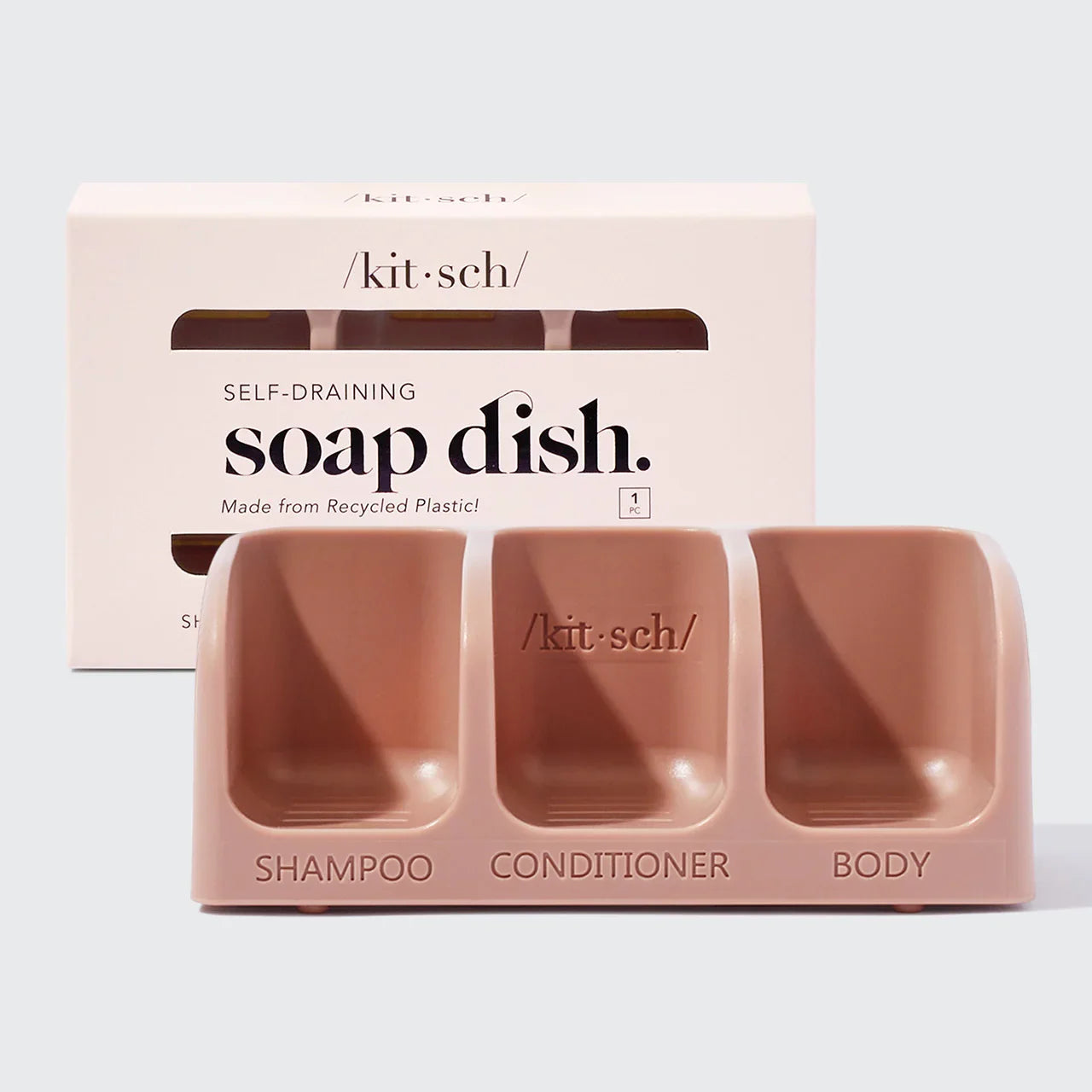 Strengthening Rice Water Terracotta Self Draining Soap Dish Bundle - Curated Collection