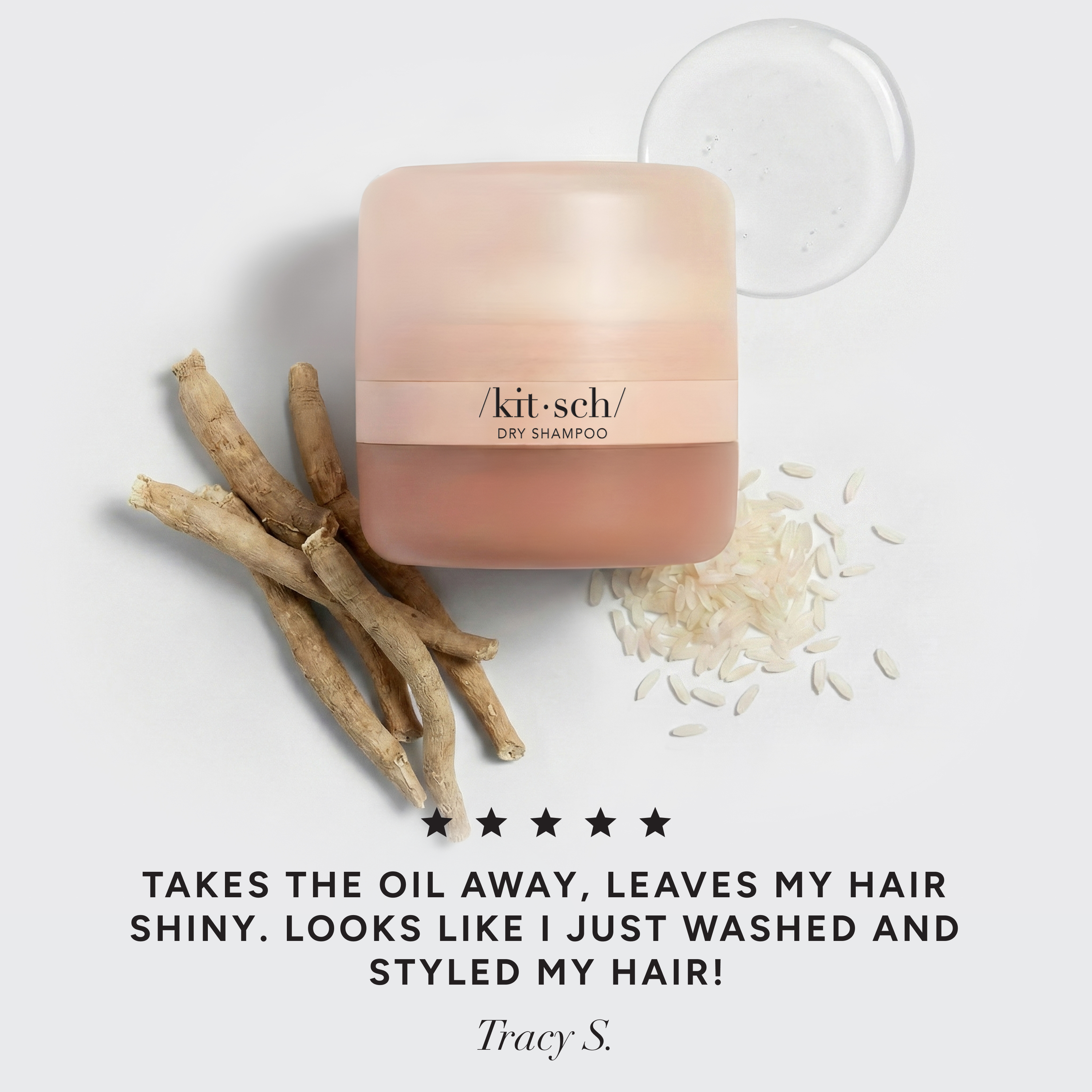 Light Volumizing Rice Protein Dry Shampoo with Puff - Signature Selection