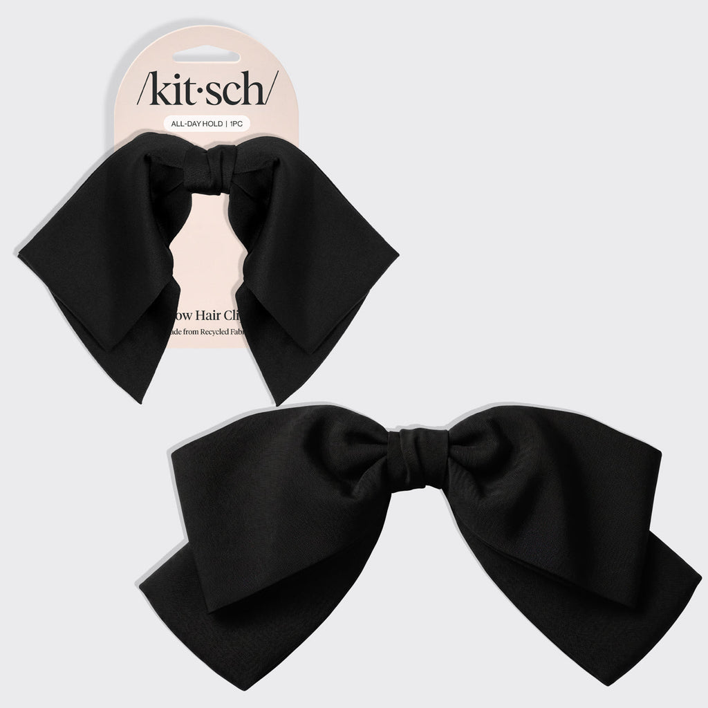 Black Bow Hair Clip - Curated Collection