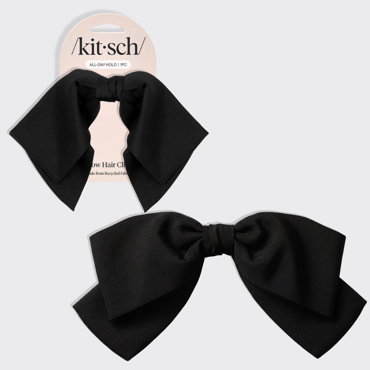 Black Bow Hair Clip - Curated Collection
