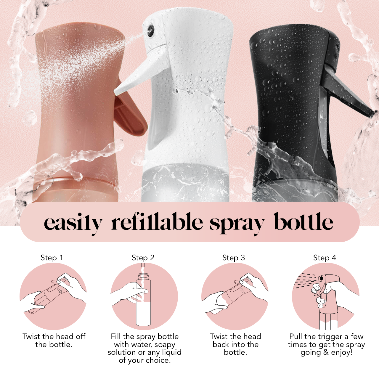 Black Continuous Spray - Curated Collection