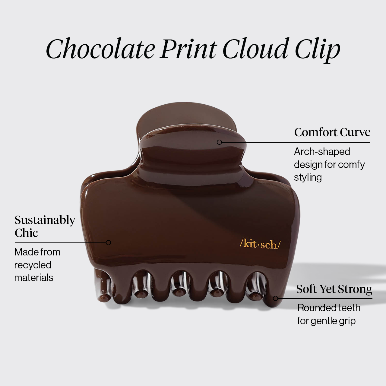 Chocolate Cloud Claw Clip - Everyday Essentials