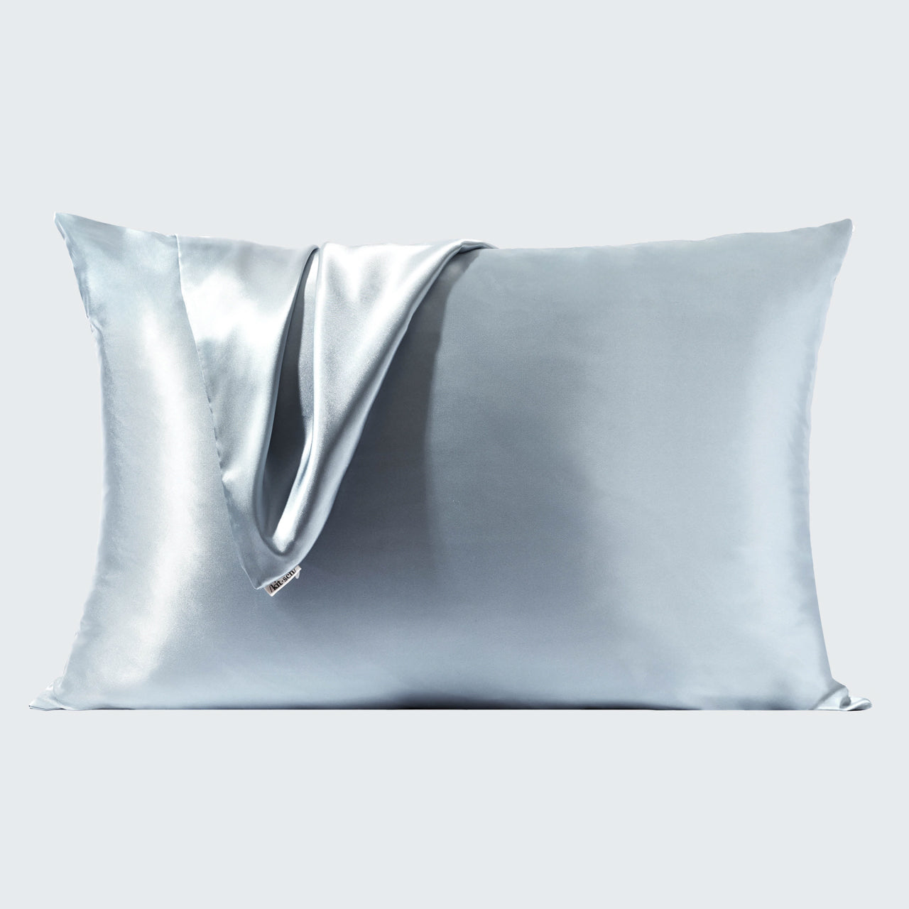 Satin Pillowcase in Haze Blue 2 Pack - Curated Collection
